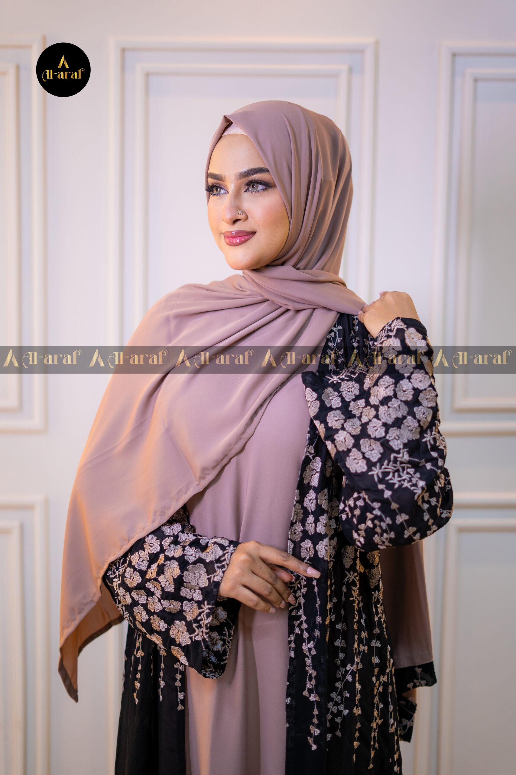 Hoorain Embroidery Abaya