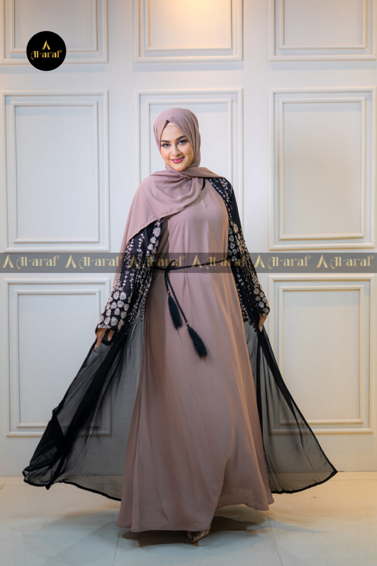 Hoorain Embroidery Abaya