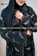 Palak Burkha – Premium Zafran Silk Fabric with Elegant Embroidery Design (3)