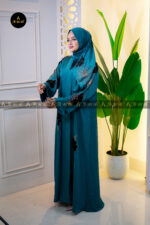 Zafreen Velvet Applique Abaya