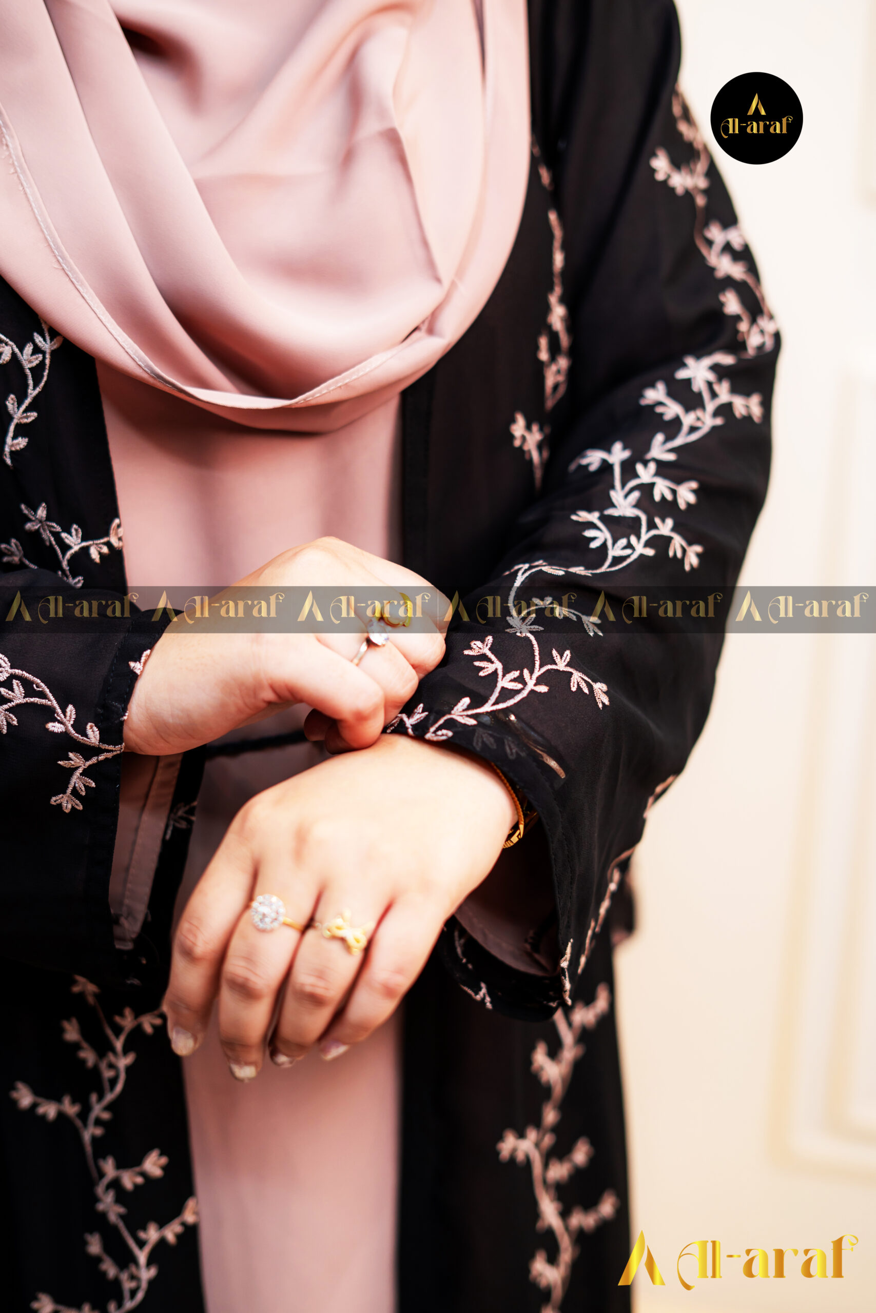 Premium Dubai Fabric Exclusive Embroidery Borka – Luxury Abaya in BD