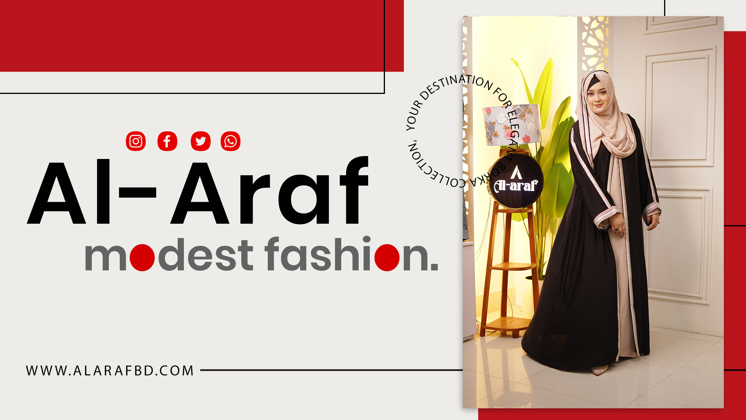 Al Araf – Trendy and comfortable modest fashion brand for Abayas, Borkas, Hijabs & Islamic outfits.