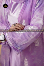 Exclusive 3-Part Extra Koti Borka – Chiffon Georgette & Samu Silk | Premium Party Wear BD