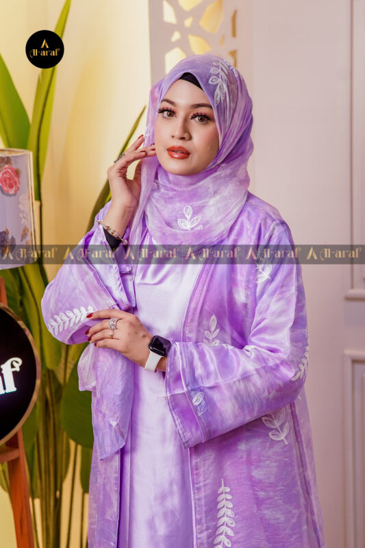 Exclusive 3-Part Extra Koti Borka – Chiffon Georgette & Samu Silk | Premium Party Wear BD