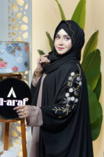Extra Koti Abaya – Premium Comfortable Black 3-Part Farasakat Abaya