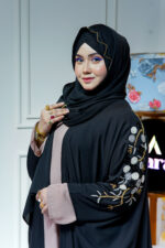 Extra Koti Abaya – Premium Comfortable Black 3-Part Farasakat Abaya