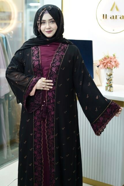 3 Part Premium QualityAbaya | Chiffon georgette