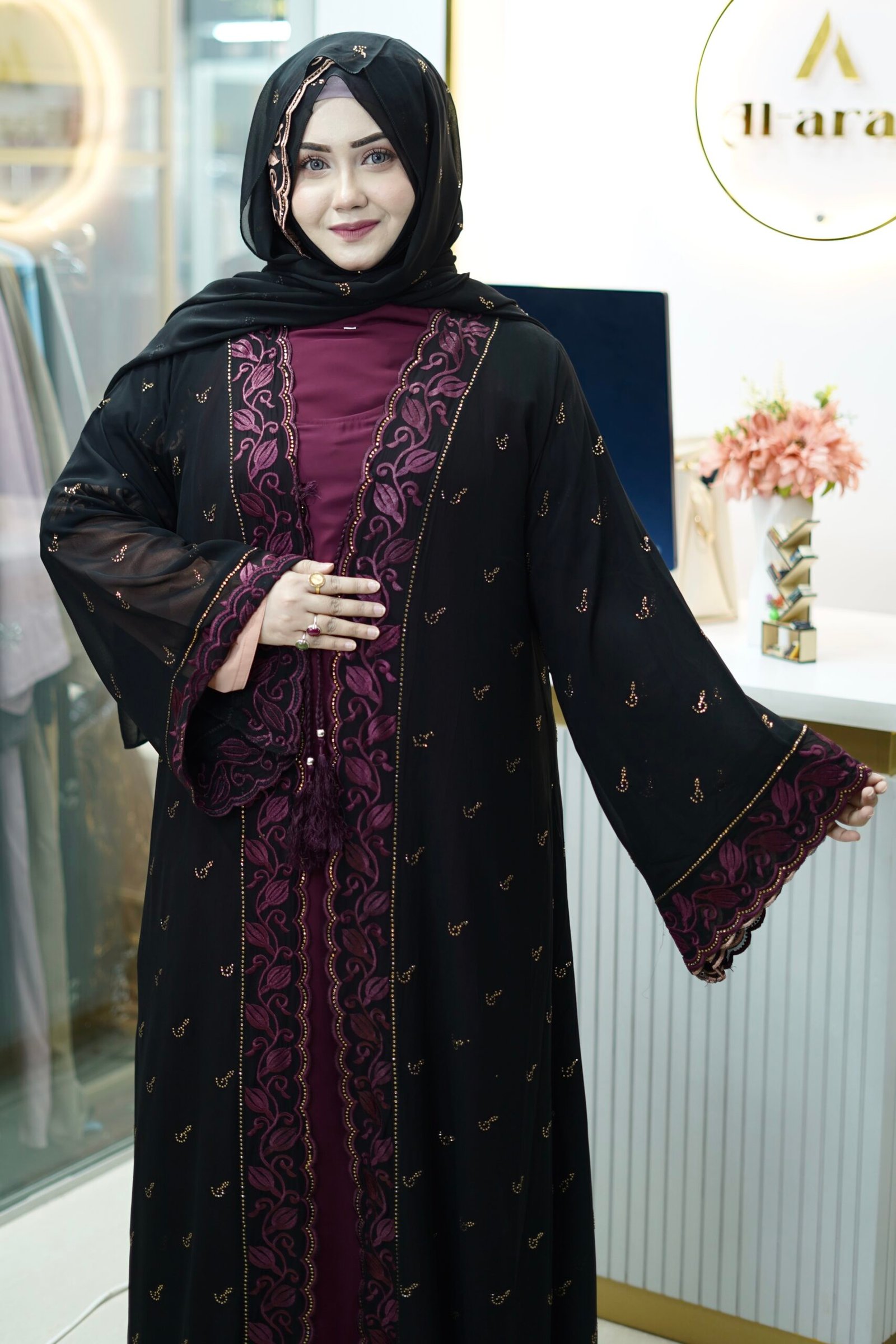 3 Part Premium QualityAbaya | Chiffon georgette
