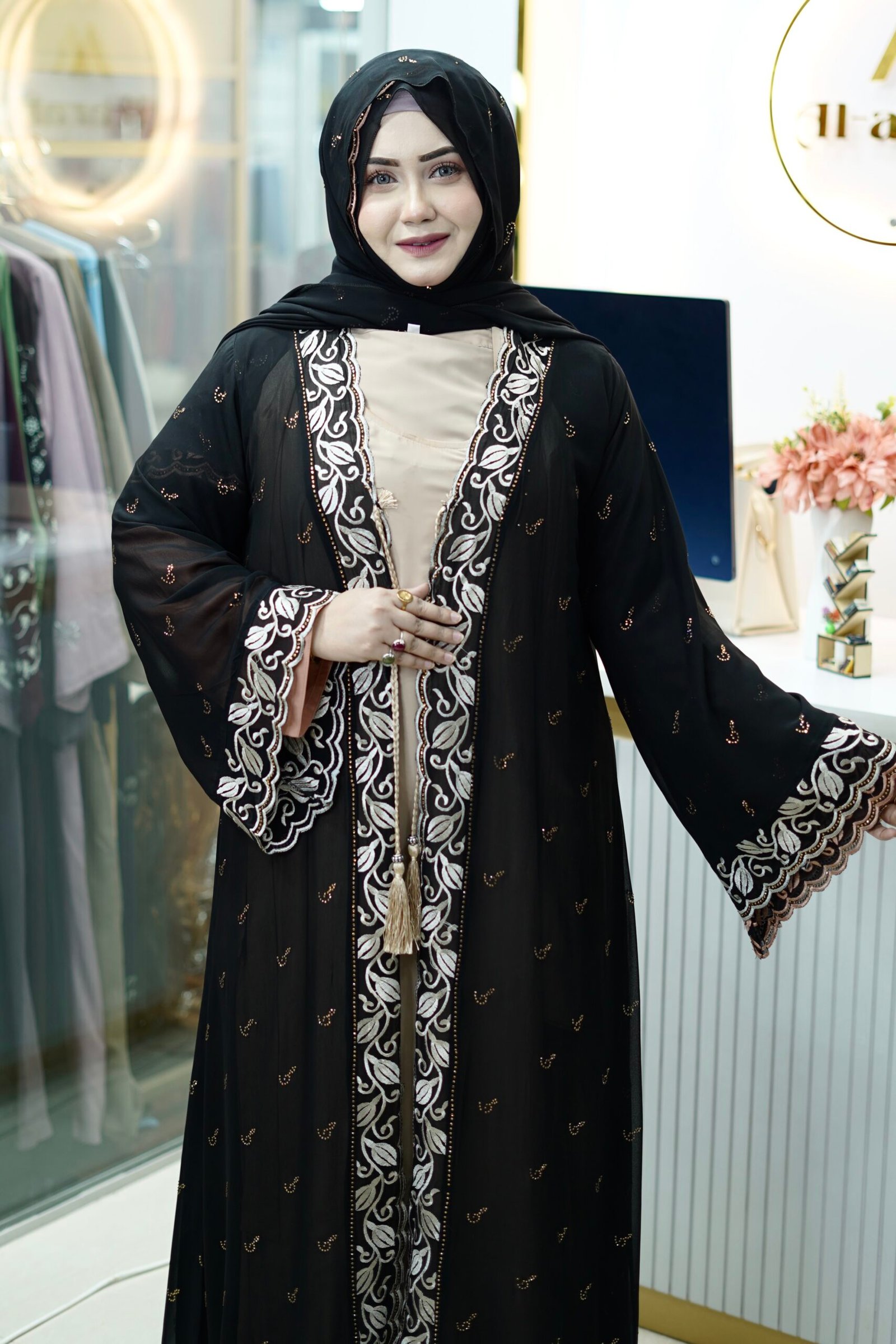 3 Part Premium QualityAbaya | Chiffon georgette